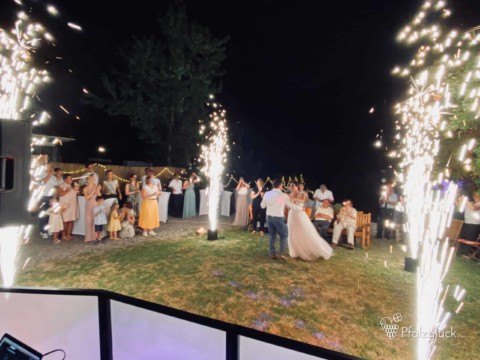 Indoor Feuerwerk im Freien